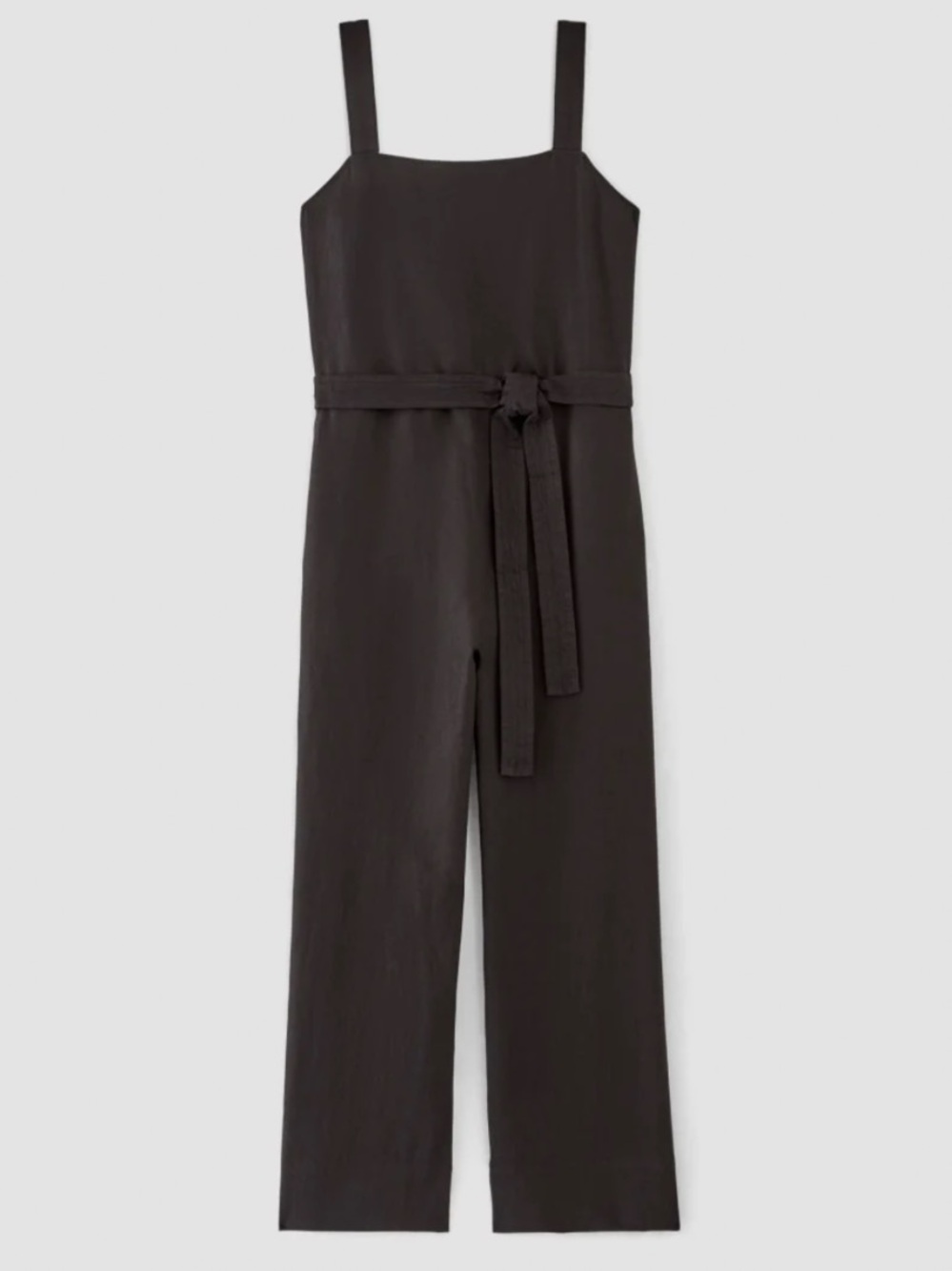 Everlane the Linen Side-Button Jumpsuit